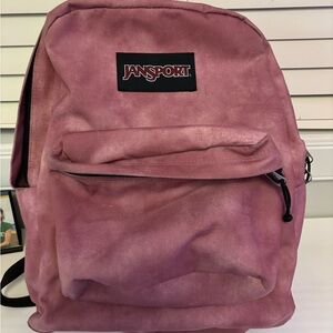 Jansport pink washed backpack